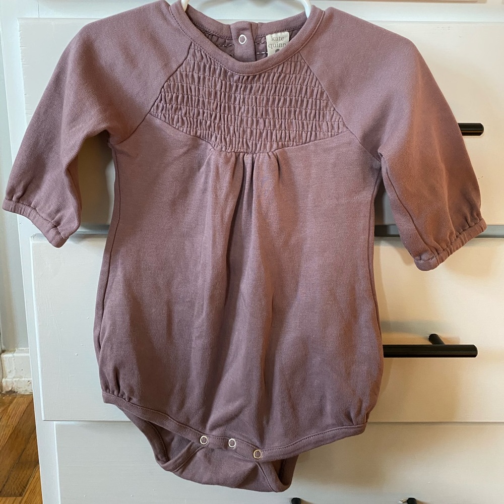 Kate Quinn Organics Long-sleeved Bubble Body Suit